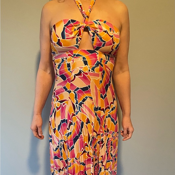AFRM Emerson Maxi Dress in Summer Butterfly Small - Picture 11 of 13